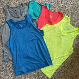 FIVE Nike Dri-Fit Tank Tops